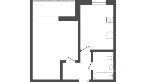 1-к кв. Тюменская область, Тюмень ул. Щорса, 2 (36.0 м)