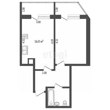 1-к кв. Краснодарский край, Новороссийск Цемдолина тер., ул. Красина, ...