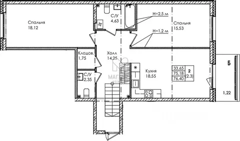 3-к кв. Санкт-Петербург, Санкт-Петербург, Сестрорецк Авиационная ул., ...