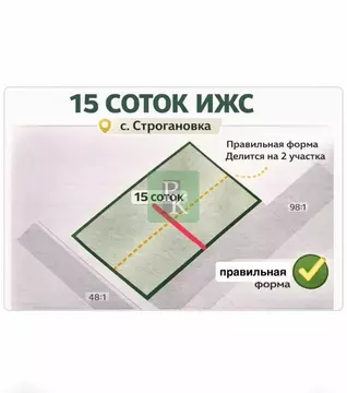 Участок в Трудовское сельское поселение, село Строгоновка, Северная ...