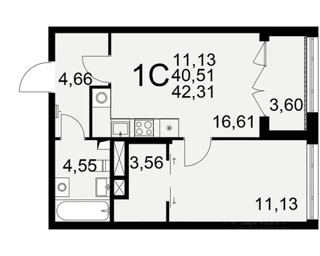 1-к кв. Рязанская область, Рязань Братиславский мкр, Вместе жилой ...