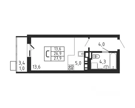 Студия Московская область, Мытищи городской округ, д. Пирогово ...