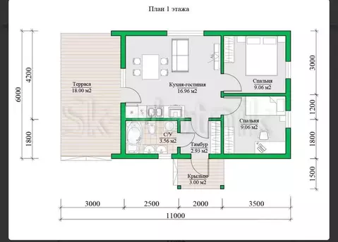 Дом в Смоленская область, Смоленский муниципальный округ, д. Михновка ...
