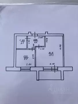 1-к кв. Башкортостан, Салават Ленинградская ул., 21 (33.0 м)