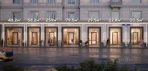 Помещение свободного назначения в Москва 1-я Тверская-Ямская ул., 11 ...