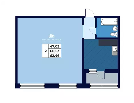 Свободной планировки кв. Камчатский край, Петропавловск-Камчатский ...
