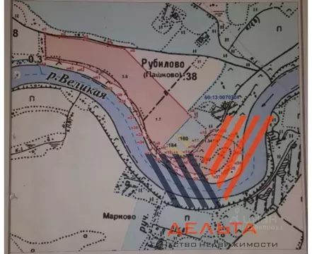 Участок в Псковская область, Островский район, Бережанская волость, д. ...