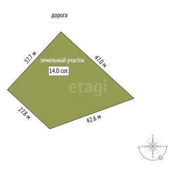 Участок в Мордовия, Лямбирский район, Пензятское с/пос, с. Пензятка  ...