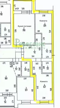 2-к кв. Брянская область, Брянск ул. Николая Амосова, 2 (70.0 м)