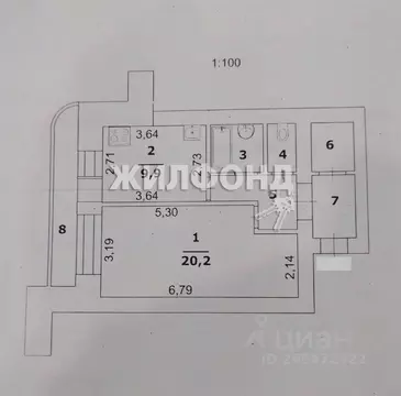 1-к кв. Белгородская область, Белгород бул. Юности, 19а (45.0 м)