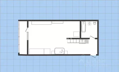 Студия Алтайский край, Бийск Советская ул., 189/6 (31.8 м)