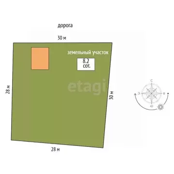 Дом в Вологодская область, Дренаж садоводческое товарищество  (16 м)