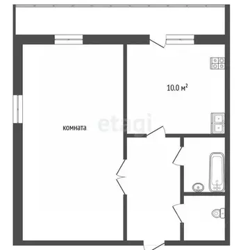 1-к кв. Ярославская область, Рыбинск ул. Фурманова, 9 (41.0 м)