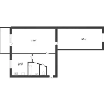 2-комнатная квартира: Златоуст, проспект имени Ю.А. Гагарина, 8-я ...
