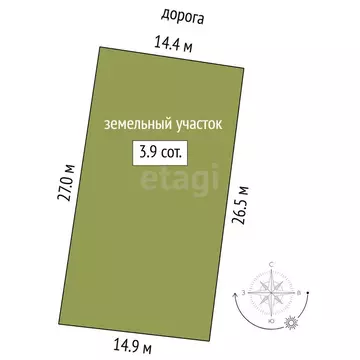 Дом в Тюмень, территория СОСН Рябинка, Целинная улица (30 м)