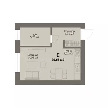 1-к кв. Челябинская область, Сосновский муниципальный округ, Поселок ...