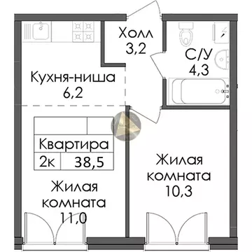 1-комнатная квартира: Санкт-Петербург, набережная Обводного канала, ...