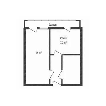 1-к кв. Брянская область, Брянск Брянский пер., 65 (36.0 м)