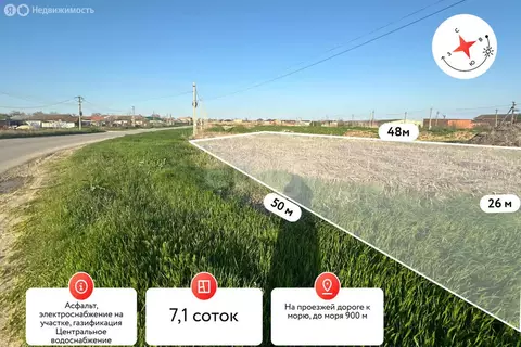 Участок в Веселовка, Морская улица (7.1 м)