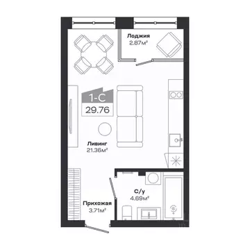 Студия Новосибирская область, Новосибирский район, Краснообск рп, 7-й ...