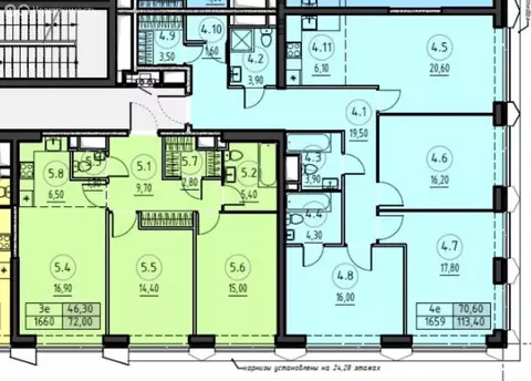 6-комнатная квартира: Москва, проспект Генерала Дорохова, 49вл1 (188.5 ...