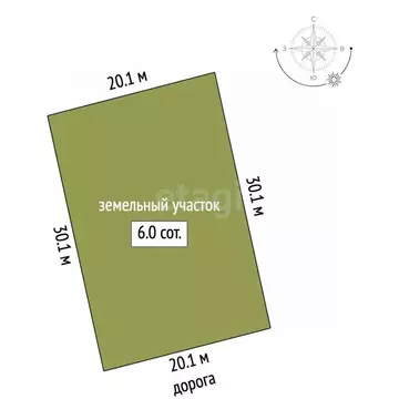 Участок в Ростовская область, Азовский район, Елизаветинское с/пос, ...