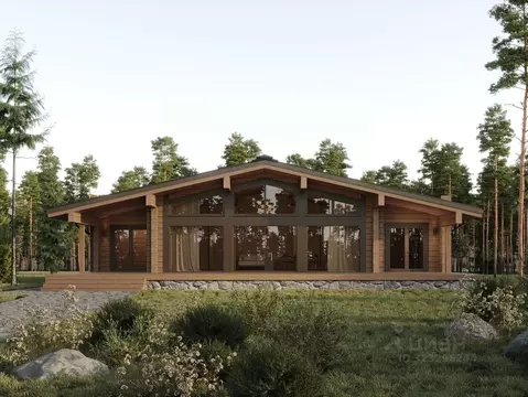 Дом в Ленинградская область, Приозерский район, Ромашкинское с/пос, ...