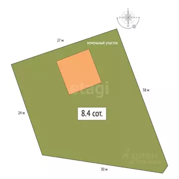 Участок в Алтай, Горно-Алтайск ул. Курская, 6 (8.4 сот.)