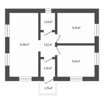 Дом в Амурская область, Благовещенск Перспективная ул., 7 (48 м)