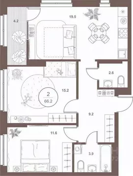 2-к кв. Пензенская область, Пенза Арбеково жилрайон, Дальнее Арбеково ...
