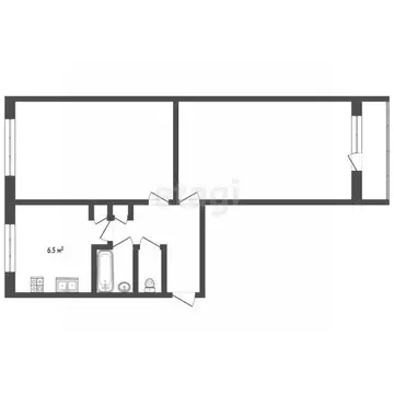 2-к кв. Мордовия, Лямбирский район, Пензятское с/пос, с. Пензятка ул. ...