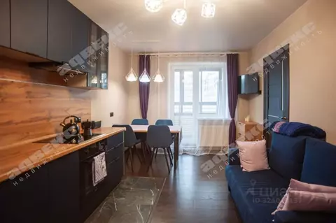 2-к кв. Ленинградская область, Мурино Всеволожский район, ул. Шоссе в ...