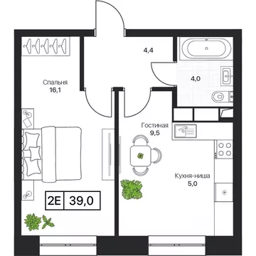 1-к кв. Московская область, Пушкино Пушкино Град жилой комплекс, к2 ...