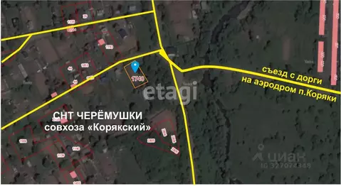 Участок в Камчатский край, Елизовский муниципальный округ, Черемушки ...