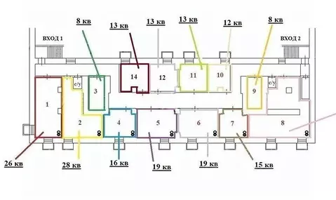 Офис в Москва Студенческая ул., 22К1 (42 м)