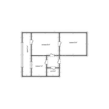 3-комнатная квартира: Махачкала, улица Абдулхакима Исмаилова, 76 (60 ...