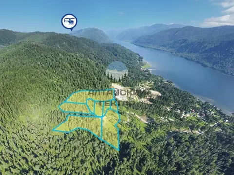 Участок в Алтай, Турочакский район, с. Артыбаш пер. Радужный (12.92 ...