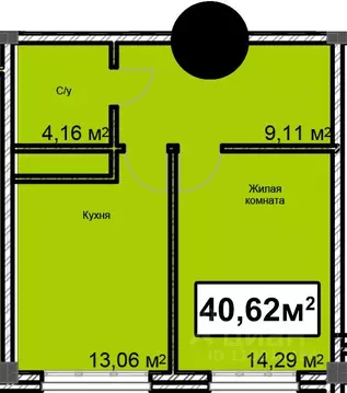 1-к кв. Ставропольский край, Ессентуки ул. Благодатная, 28 (40.62 м)