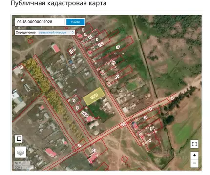 Участок в Бурятия, Селенгинский район, пос. Темник Октябрьская ул., 3 ...