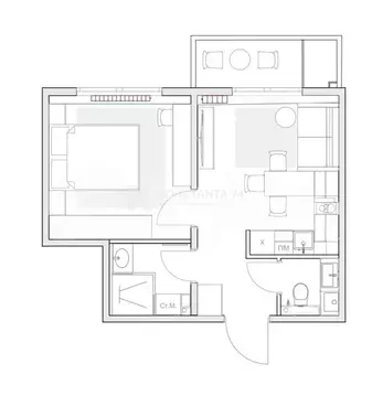1-комнатная квартира: Челябинск, улица Университетская Набережная, 113 ...