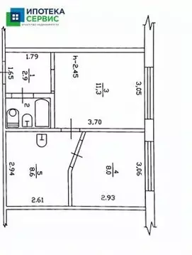 2-к кв. Приморский край, Лесозаводск ул. 9 Января, 28 (33.0 м)