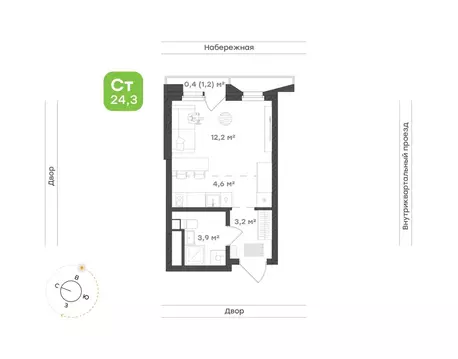 1-к кв. Свердловская область, Екатеринбург Уктус жилрайон, Cемейный ...