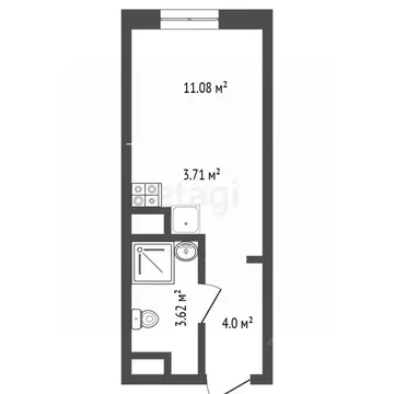 Студия Москва Ленинградское ш., 229Вк1 (22.0 м)