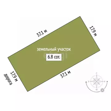 Участок в Ярославская область, Ярославль ул. Декабристов, 86 (6.8 ...