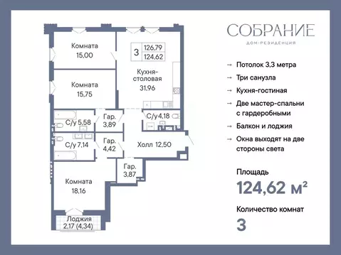 3-к кв. Ростовская область, Ростов-на-Дону Социалистическая ул., 116 ...