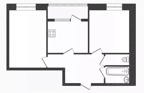 2-к кв. Костромская область, Кострома бул. Маршала Василевского, 11к2 ...