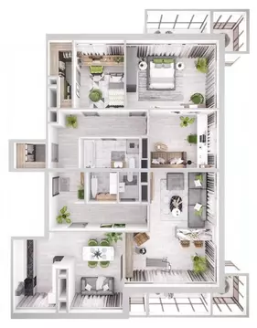 4-к кв. Татарстан, Набережные Челны ул. Сибгатуллина, 3В (152.2 м)