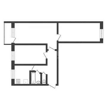 3-к кв. Нижегородская область, Дзержинск Октябрьская ул., 62 (61.0 м)
