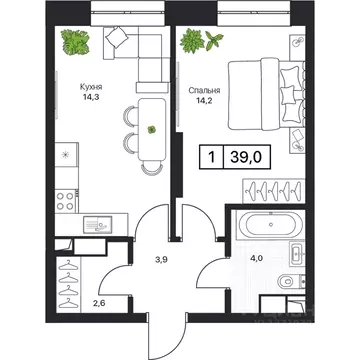 1-к кв. Московская область, Пушкино Пушкино Град жилой комплекс, к2 ...