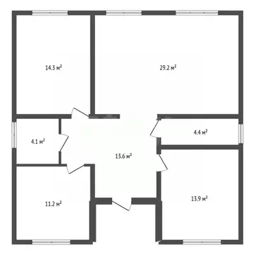 Дом в Воронежская область, с. Новая Усмань ул. Октябрьская, 31/2 (96 ...
